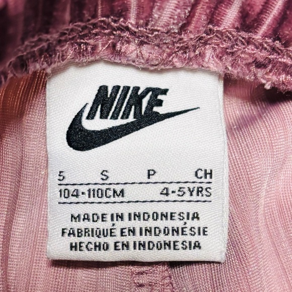 Nike Little Kids' 2-Piece Cozy Rib Track Set in Purple Size 5 - Picture 8 of 9